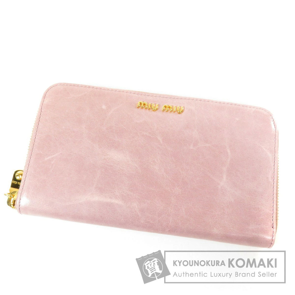 Miu MIu motif long Wallet leather